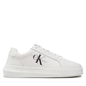 Sneakersy Calvin Klein Jeans – Chunky Cupsole Mono Lh YM0YM00681 White/Black YBR