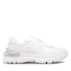 Sneakersy Calvin Klein Jeans – Chunky Runner Ribbon Lth YW0YW00800 White/Silver