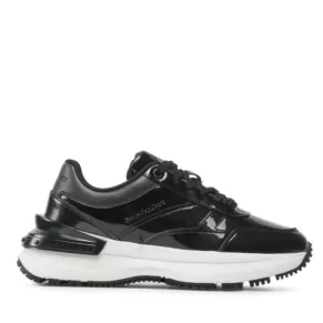 Sneakersy Calvin Klein Jeans – Chunky Sneaker Glossy Patent YW0YW00889 Black BDS