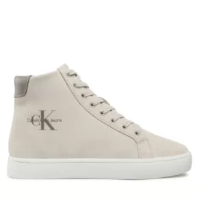 Sneakersy Calvin Klein Jeans – Classic Cupsole Laceup Mid Su YM0YM00493 Eggshell ACF