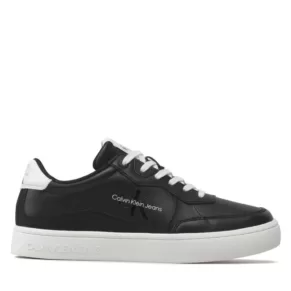 Sneakersy Calvin Klein Jeans – Classic Cupsole Lth-Su Mono YM0YM00432 Black/White 0GJ