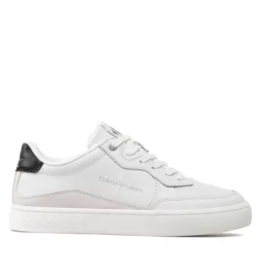 Sneakersy Calvin Klein Jeans – Classic Cupsole Lth-Su Mono YM0YM00432 White/Black 0K4