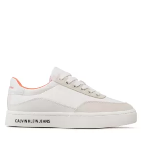 Sneakersy Calvin Klein Jeans – Classic Cupsole Su Softny Wn YW0YW01007 White/Creamy White 0K6