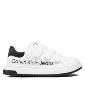 Sneakersy Calvin Klein Jeans – Low Cut Velcro Sneaker V3X9-80335-1355 M White/Black X002