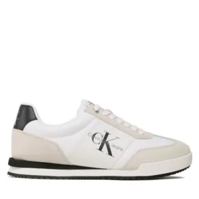 Sneakersy Calvin Klein Jeans – Low Profile Meno Essential YM0YM00686 White/Black 0K4