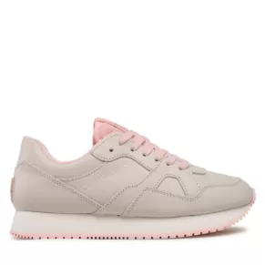 Sneakersy Calvin Klein Jeans – Retro Runner Low Lth-Tpu Wn YW0YW00787 Eggshell/Pink Blush 0F4
