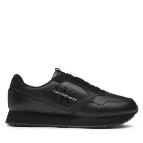 Sneakersy Calvin Klein Jeans – Retro Runner Lth-Pu Mono Patch YM0YM00581 Black BDS