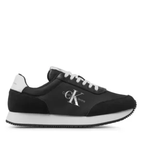 Sneakersy Calvin klein jeans – Retro Runner Su/Ny Mono YM0YM00683 Black/White 0GJ