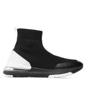 Sneakersy Calvin Klein Jeans – Sporty Run Comfair High/Low Freq YM0YM00631 Black/White BDS