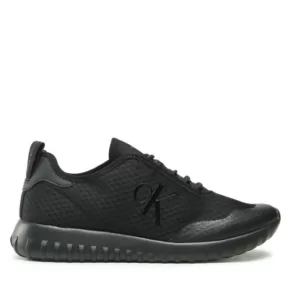 Sneakersy Calvin Klein Jeans – Sporty Runner Eva Slipon Mesh YM0YM00627 Triple Black 0GJ