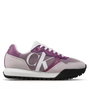 Sneakersy Calvin Klein Jeans – Toothy Runner Bold Mono YW0YW00884 Amethyst/Ghost Grey/White 0KB