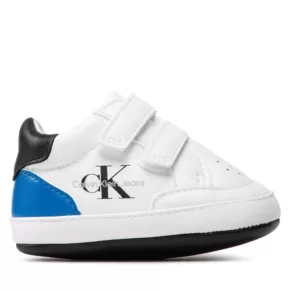 Sneakersy Calvin Klein Jeans – Velcro Shoe V0B4-80321-1433 White/Royal/Black Y222