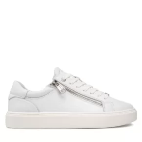 Sneakersy Calvin Klein – Low Top Lace Up HM0HM00813 White Mono 0LB