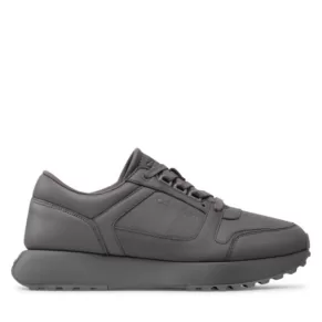 Sneakersy Calvin Klein – Low Top Lace Up Lth HM0HM00747 Grey Asphalt PQ6