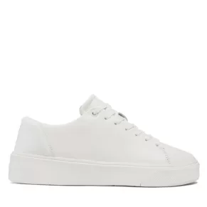 Sneakersy Calvin Klein – Low Top Lace Up Lth HM0HM00930 Triple White 0K4