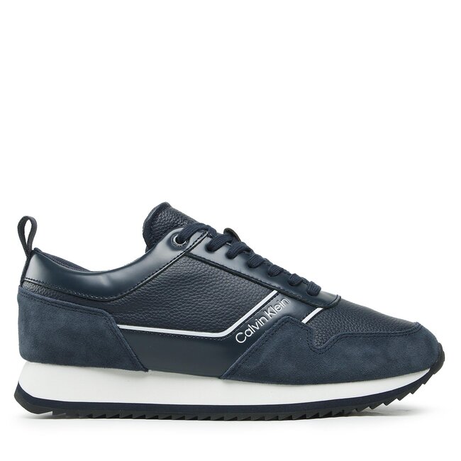 Sneakersy Calvin Klein – Low Top Lace Up Lth HM0HM01017 Ck Navy DW4