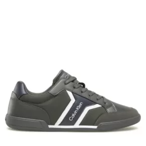 Sneakersy CALVIN KLEIN – Low Top Lace Up Mix HM0HM00248 Characoal/Navy GRY