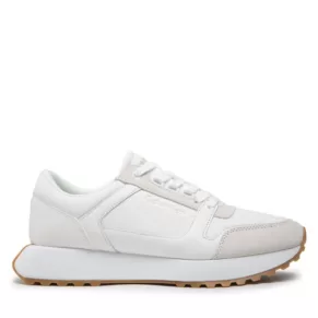 Sneakersy Calvin klein – Low Top Lace Up Mix HM0HM00853 White/Gum OK5