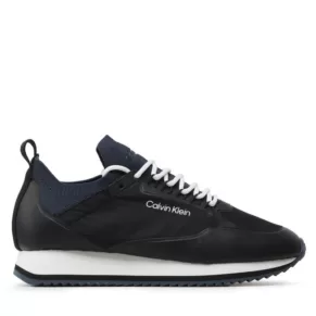 Sneakersy Calvin Klein – Low Top Lace Up Nylon HM0HM00921 Black/Navy 0GL