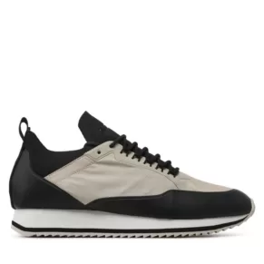 Sneakersy Calvin Klein – Low Top Lace Up Nylon HM0HM00921 Feather Grey/Black 0IO