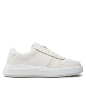 Sneakersy Calvin Klein – Low Top Lace Up Piping HM0HM00992 Triple White 0K4