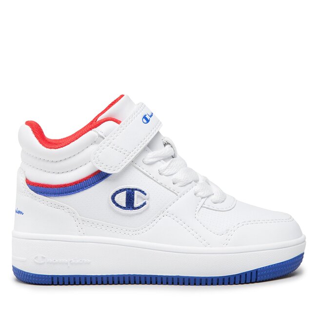 Sneakersy Champion – Rebound Vintage Mid B S32404-CHA-WW007 Wht/Rbl/Red