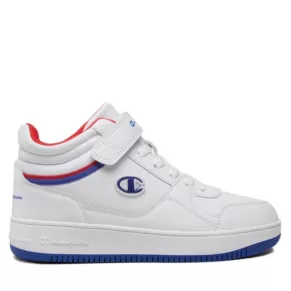 Sneakersy Champion – Rebound VIntage Mid B S32405-CHA-WW007 Wht/Rbl/Red