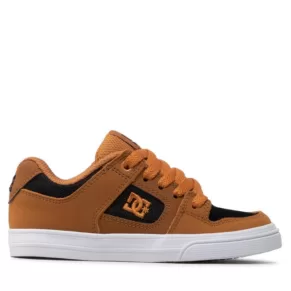 Sneakersy DC – Pure ADBS300267 Wheat/Black (WEA)