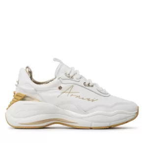 Sneakersy Emporio Armani – X3X173 XN759 R579 White/Gold