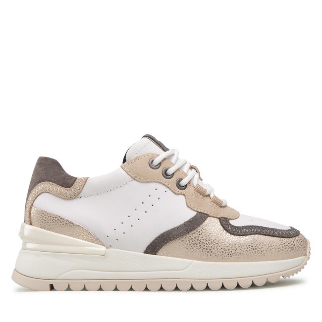 Sneakersy Geox – D Desya A D2600A 085CR C1ZH6 White/Lt Taupe