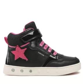 Sneakersy Geox – J Skyli G. A J268WA 05402 C0922 S Black/Fuchsia
