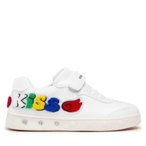 Sneakersy Geox – J Skylin G. C J268WC 000BC C0050 D White/Red