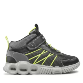 Sneakersy Geox – J Wroom B. A J26GAA 0FUCE C0802 D Black/Lime