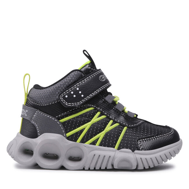 Sneakersy Geox – J Wroom B. A J26GAA 0FUCE C0802 M Black/Lime
