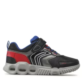 Sneakersy Geox – J Wroom B.B J25GAB 0FUCE C0048 D Black/Red