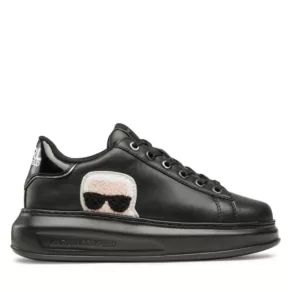 Sneakersy KARL LAGERFELD – KL62530W Black Lthr/Mono