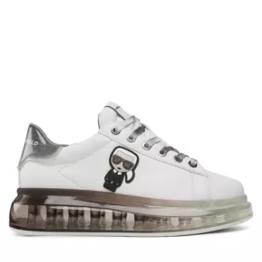 Sneakersy Karl Lagerfeld – KL62631D White Lthr W/Black