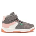 Sneakersy Kickers – Kickalien 910870-30 S Gris Rose Argent 123