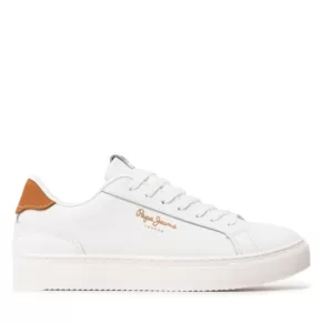 Sneakersy Pepe Jeans – Adams Basic PLS31472 White 800