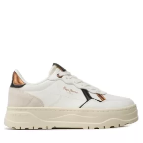 Sneakersy Pepe Jeans – Kore Retry W PLS31447 Off White