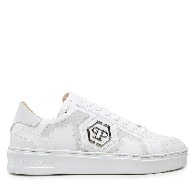 Sneakersy PHILIPP PLEIN – Hexagon AABS MSC3783 PLE010N 01 White