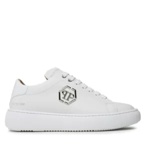 Sneakersy PHILIPP PLEIN – Hexagon SACS MSC3810 PLE075N White/White