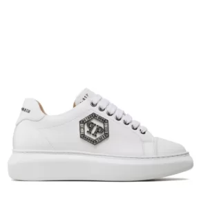 Sneakersy PHILIPP PLEIN – Lo-Top Sneaker Hexagon AABS WSC2628 PLE075N White 01