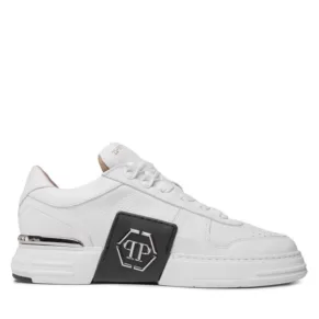 Sneakersy PHILIPP PLEIN – Lo-Top Sneakers Hexagon ABS USC0272 PLE010N White 01