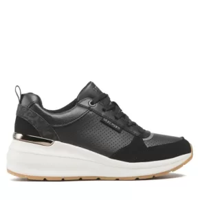 Sneakersy Skechers – Subtle Spots 155616/BLK Black Dura Leather/Black Leopard Trim