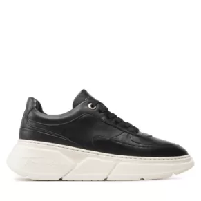 Sneakersy Tommy Hilfiger – Chunky Leather Sneaker FW0FW06855 Black BDS