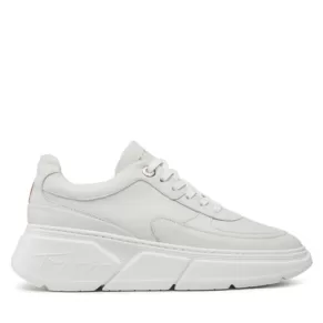 Sneakersy Tommy Hilfiger – Chunky Leather Sneaker FW0FW06855 White YBR