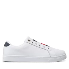 Sneakersy Tommy hilfiger – Essential Slip On Sneaker FW0FW06904 White YBR