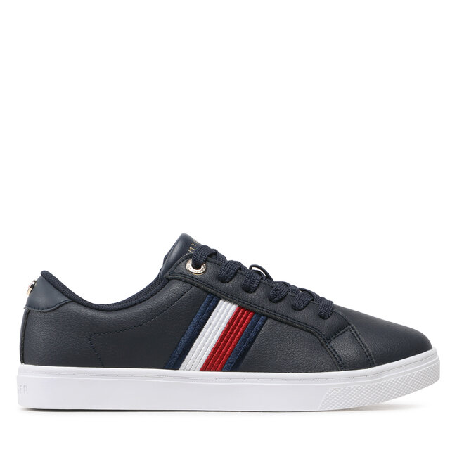 Sneakersy Tommy Hilfiger – Essential Stripes Sneaker FW0FW06903 Space Blue DW6