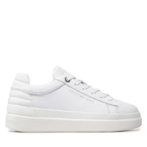 Sneakersy Tommy hilfiger – Feminine Elevated Sneaker FW0FW06511 White/Gold 0K6